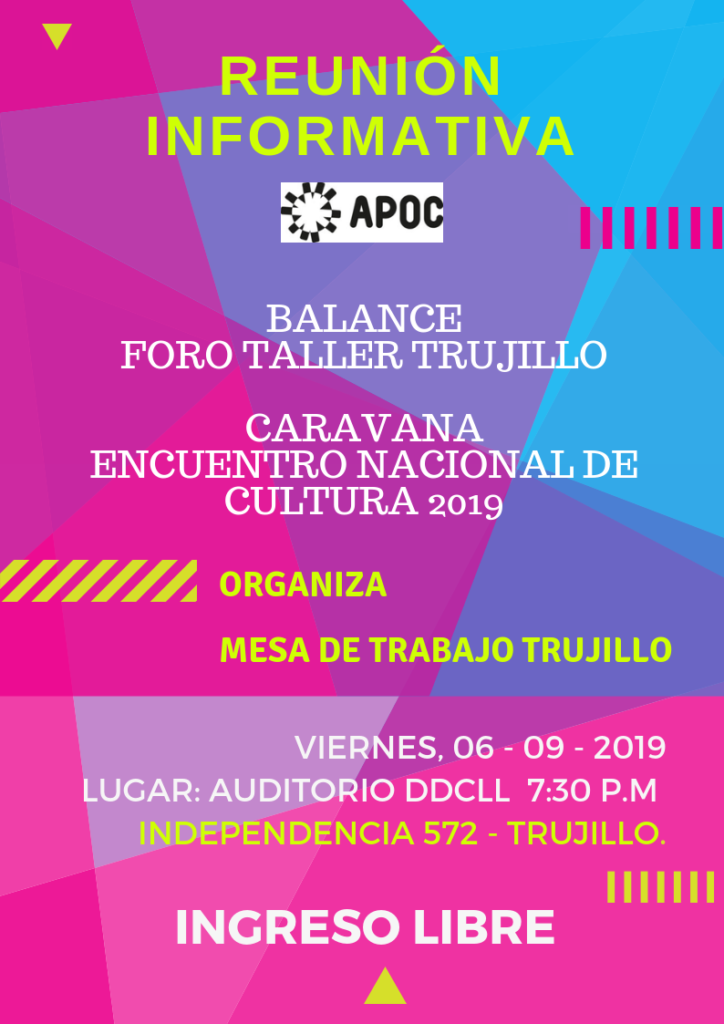 Balance del Foro-Taller Trujillo y rumbo al 6to Encuentro Nacional de Cultura